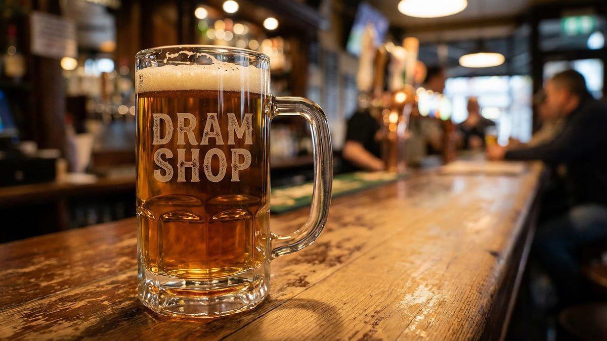 A Perfectly Poured Draft Beer Captures The Warm Pub Atmosphere